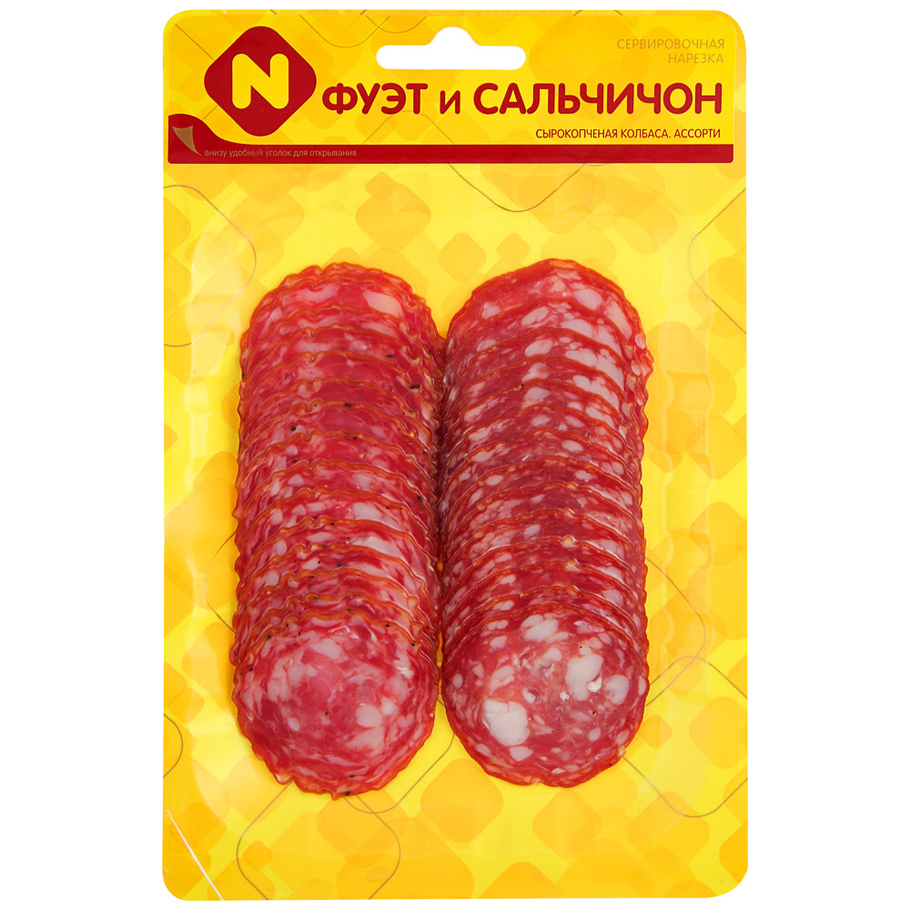 Колбаса нарезка с/к Сальчичон