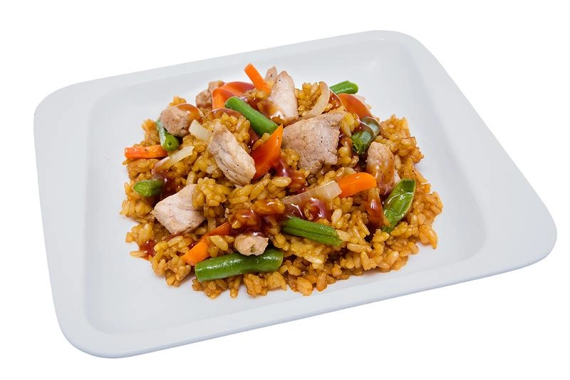 Рис со свининой